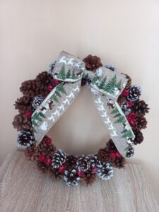 Коледен Венец Rustic Ръчна Изработка