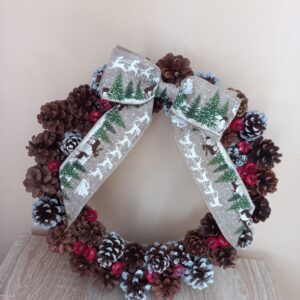 Коледен Венец Rustic Ръчна Изработка