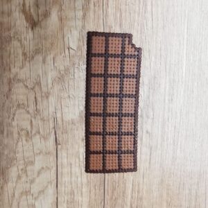 Книгоразделител Шоколадче Pixel Art Ръчна Изработка