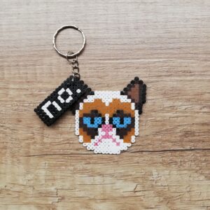 Ключодържател Grumpy Cat Pixel Art