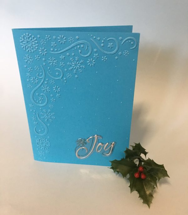 Коледна картичка Joy