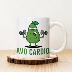 Чаша с надпис Avo Cardio