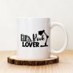 Чаша с надпис Book Lover