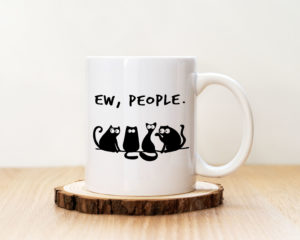 Чаша с надпис Ew, People.
