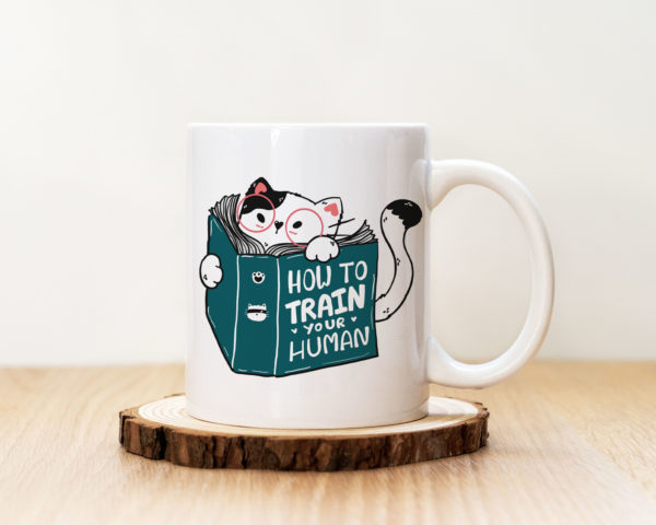 Чаша с надпис How to Train your Human