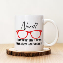 Чаша с надпис Intellectual Badass