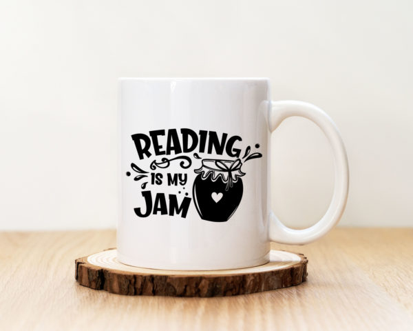 Чаша с надпис Reading is my Jam