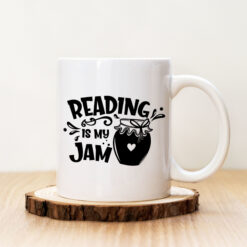 Чаша с надпис Reading is my Jam
