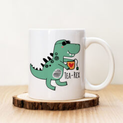 Чаша с надпис Tea-Rex