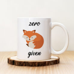 Чаша с надпис Zero Fox Given