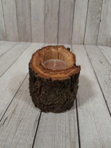 Свещник от дърво Stump