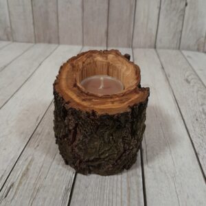 Свещник от дърво Stump