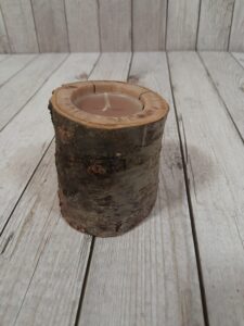 Свещник от дърво Rustic Light