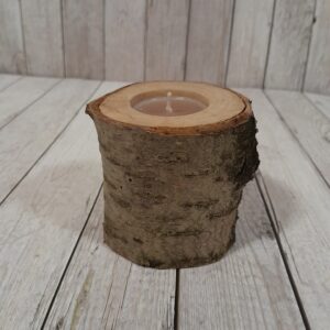 Свещник от дърво Rustic