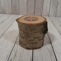 Свещник от дърво Rustic