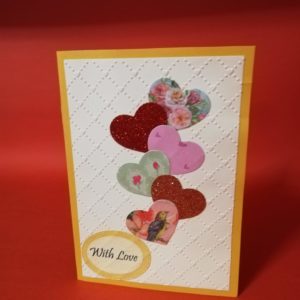 Картичка With Love Ръчна Изработка
