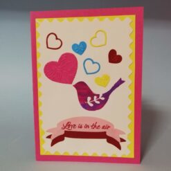 Картичка Love Is In The Air Ръчна Изработка