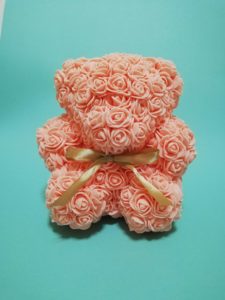 Мече от Рози Pink Dreams Ръчна Изработка