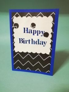 Картичка за Рожден Ден Birthday Vibes Ръчна Изработка