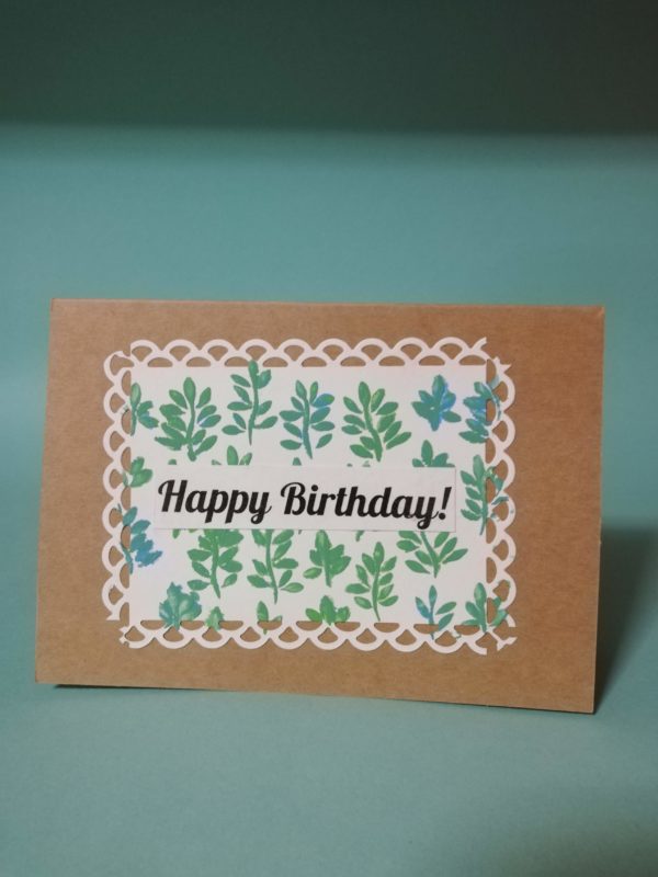 Картичка за Рожден Ден B-Day Mood Ръчна Изработка