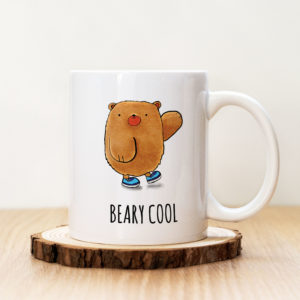 Чаша с надпис Beary Cool