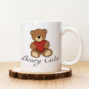 Чаша с надпис Beary Cute