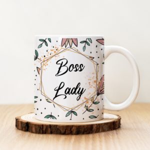 Чаша с надпис Boss Lady
