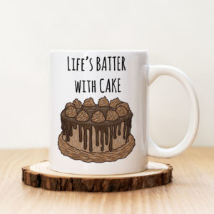 Чаша с надпис Batter with Cake