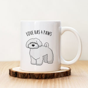 Чаша с надпис Love Has 4 Paws