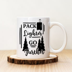 Чаша с надпис Go Further