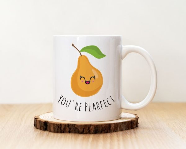 Чаша с надпис You're Pearfect