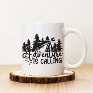 Чаша с надпис Adventure Is Calling