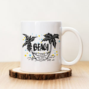 Чаша с надпис Beach Life