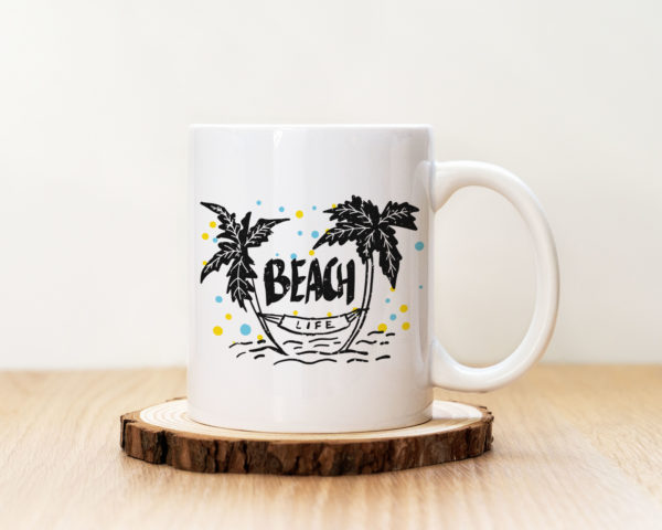 Чаша с надпис Beach Life