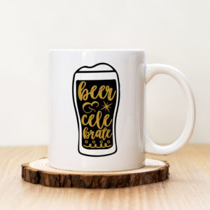 Чаша с надпис Beer