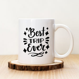 Чаша с надпис Best Trip