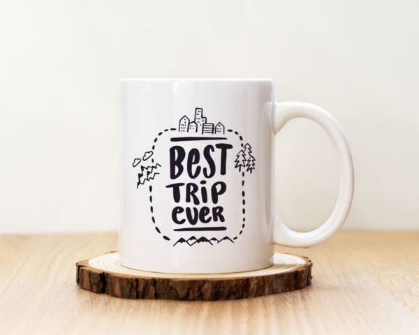Чаша с надпис Best Trip Ever