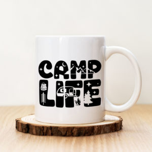 Чаша с надпис Camp Life