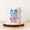 Чаша с надпис Camp More Worry Less