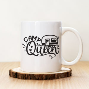 Чаша с надпис Camp Queen