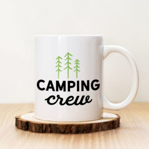 Чаша с надпис Camping Crew