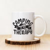 Чаша с надпис Camping-My Therapy