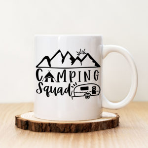 Чаша с надпис Camping Squad
