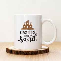 Чаша с надпис Castles In The Sand