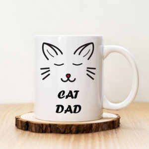 Чаша с надпис Cat Dad