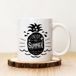 Чаша с надпис Enjoy Your Summer