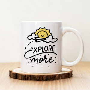 Чаша с надпис Explore More