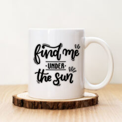 Чаша с надпис Under The Sun