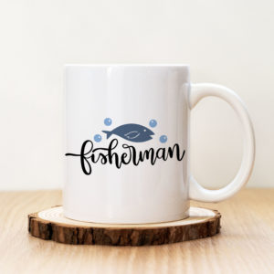 Чаша с надпис Fisherman