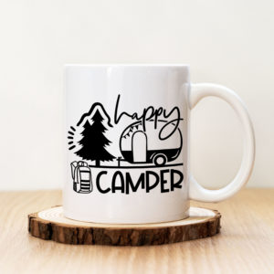 Чаша с надпис Happy Camper